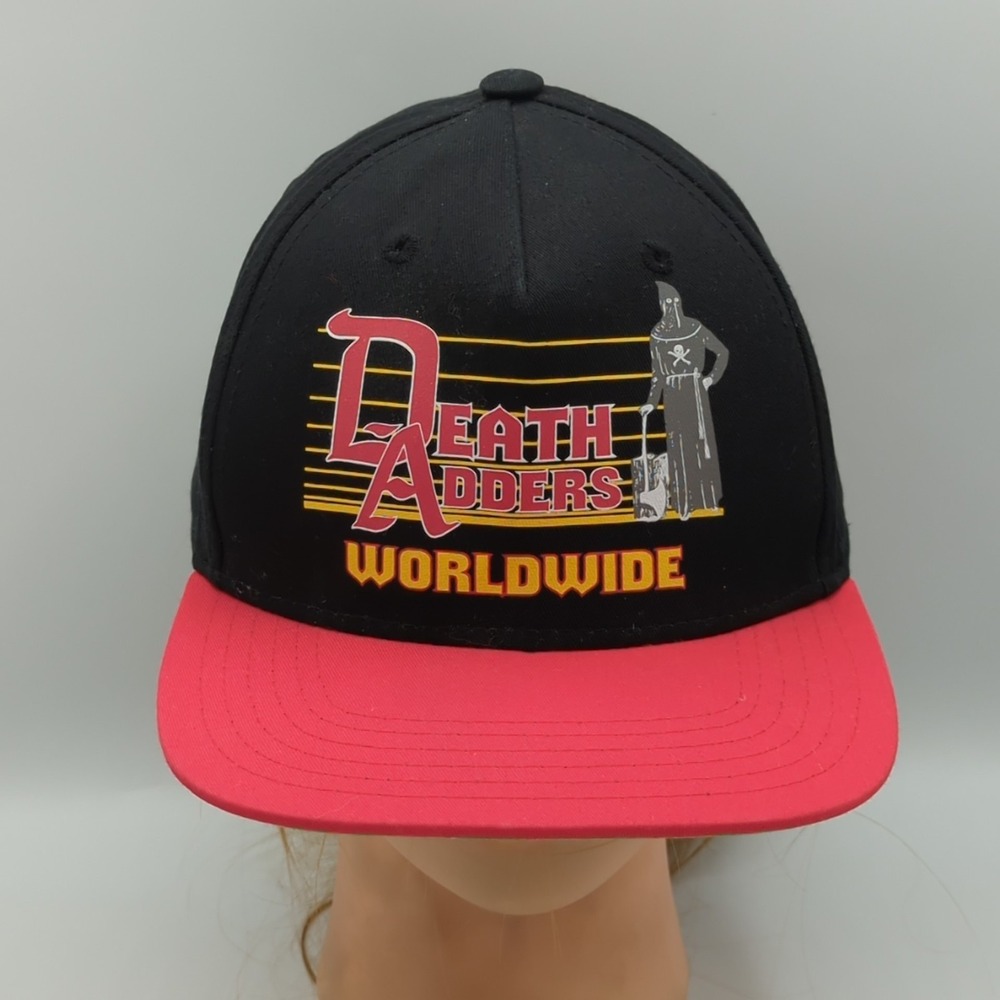 Mishka NYC x Death Adders Executioner MNWKA Snapback Hat Cap Black Red RARE